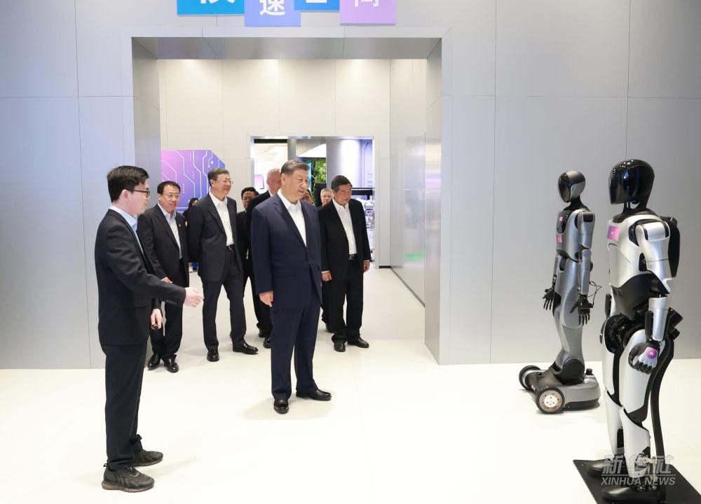 习近平总书记到上海调研，ag凯发旗舰厅代表具身智能行业汇报进展